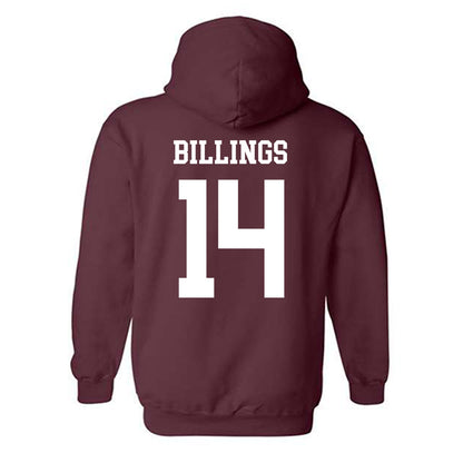 Texas A&M - NCAA Baseball : Luke Billings - Classic Shersey Hooded Sweatshirt-1