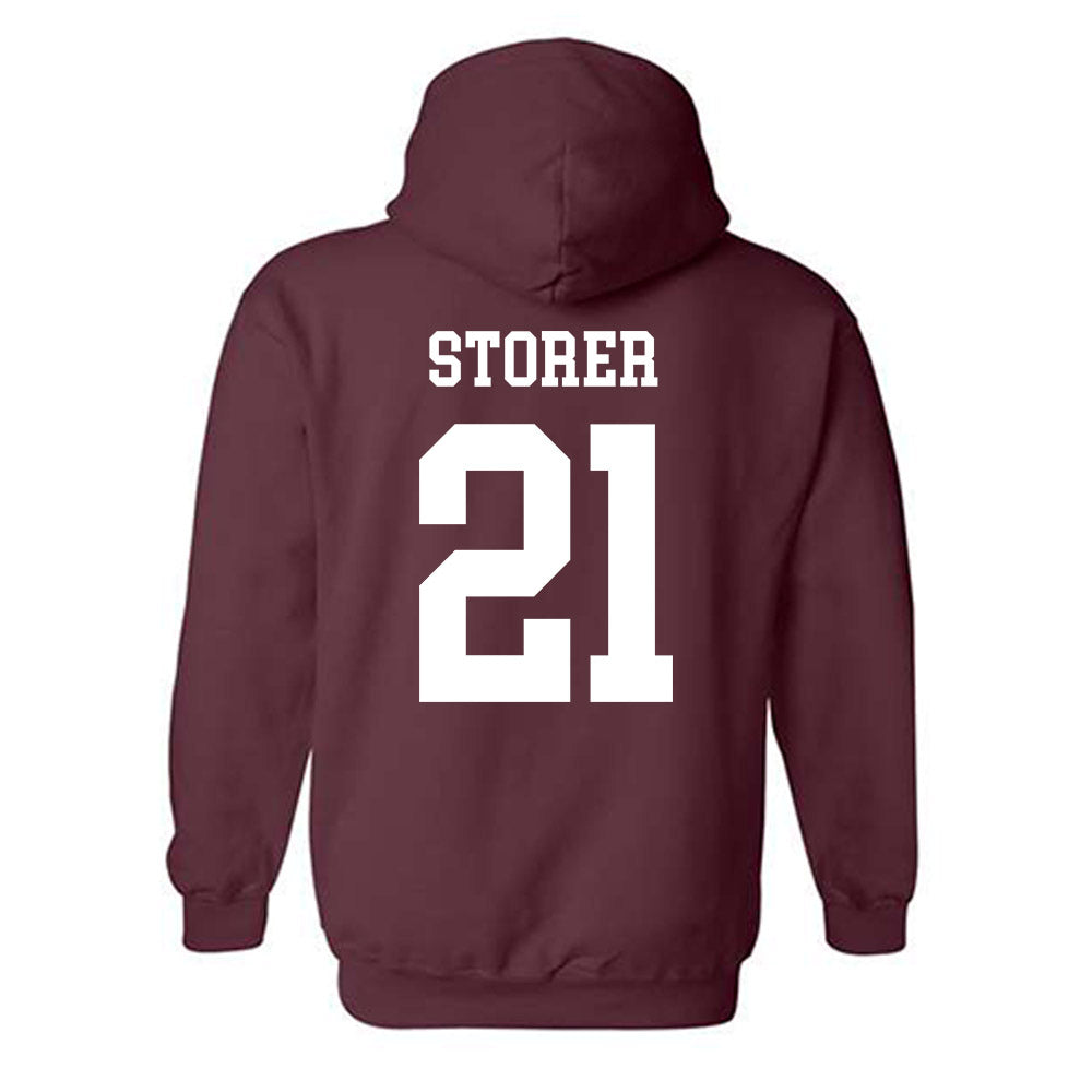 Texas A&M - NCAA Women's Soccer : Holly Storer - Classic Shersey Hooded Sweatshirt-1