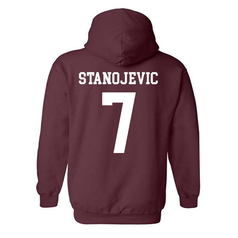Texas A&M - NCAA Women's Volleyball : Djurdja Stanojevic - Classic Shersey Hooded Sweatshirt-1