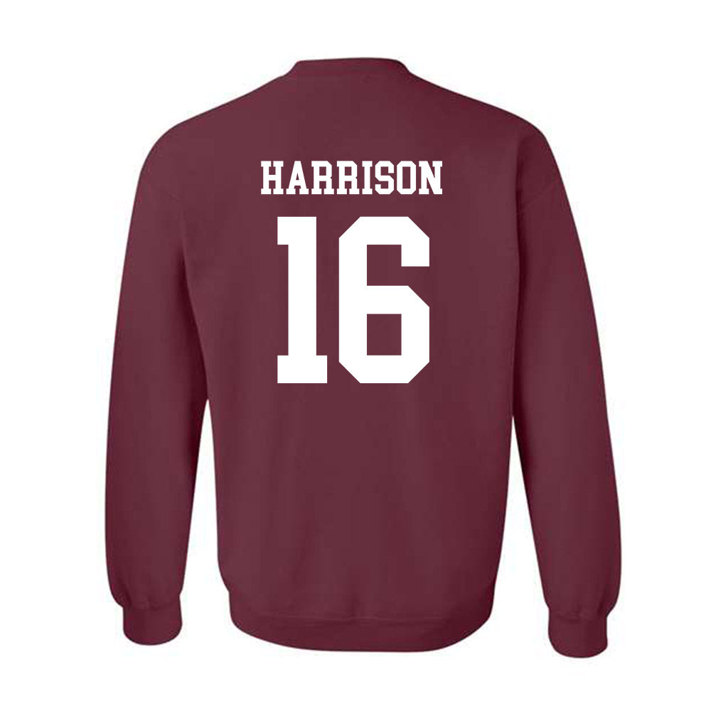 Texas A&M - NCAA Baseball : Bear Harrison - Classic Shersey Crewneck Sweatshirt-1