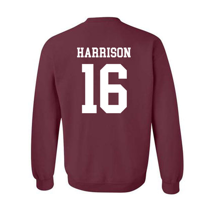 Texas A&M - NCAA Baseball : Bear Harrison - Classic Shersey Crewneck Sweatshirt-1