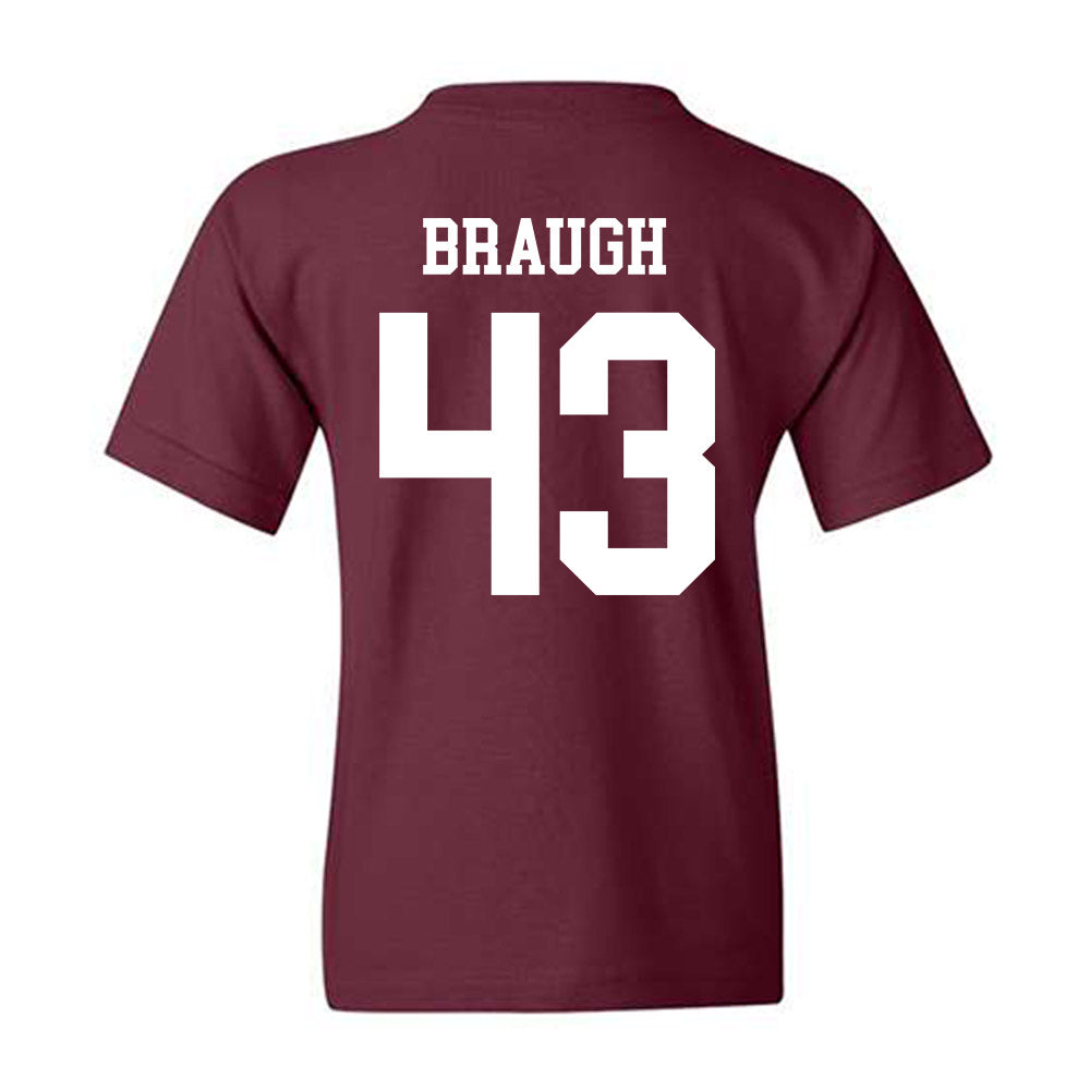 Texas A&M - NCAA Football : Carter Braugh - Classic Shersey Youth T-Shirt-1
