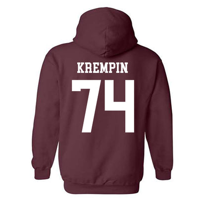 Texas A&M - NCAA Football : Zaden Krempin - Classic Shersey Hooded Sweatshirt-1