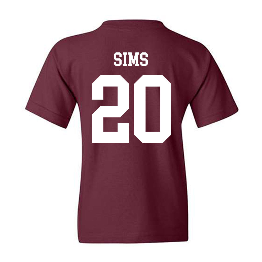 Texas A&M - NCAA Baseball : Aiden Sims - Classic Shersey Youth T-Shirt-1
