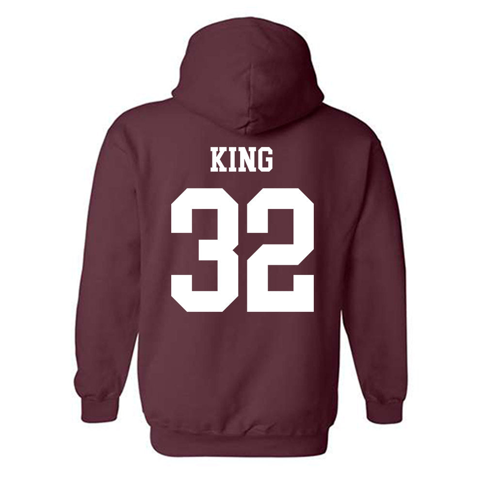 Texas A&M - NCAA Football : Taiyion King - Classic Shersey Hooded Sweatshirt-1