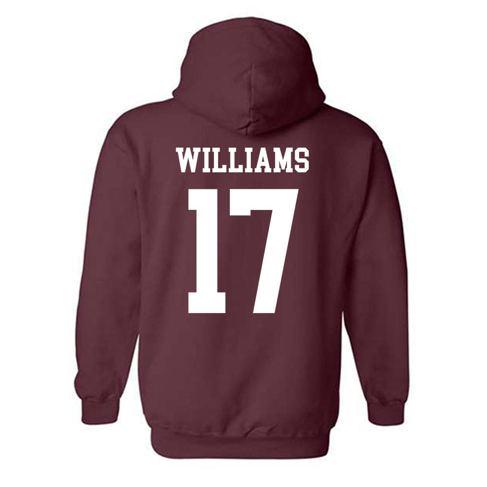 Texas A&M - NCAA Football : Madden Williams - Classic Shersey Hooded Sweatshirt-1
