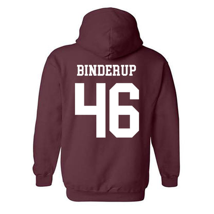 Texas A&M - NCAA Baseball : Blake Binderup - Classic Shersey Hooded Sweatshirt-1