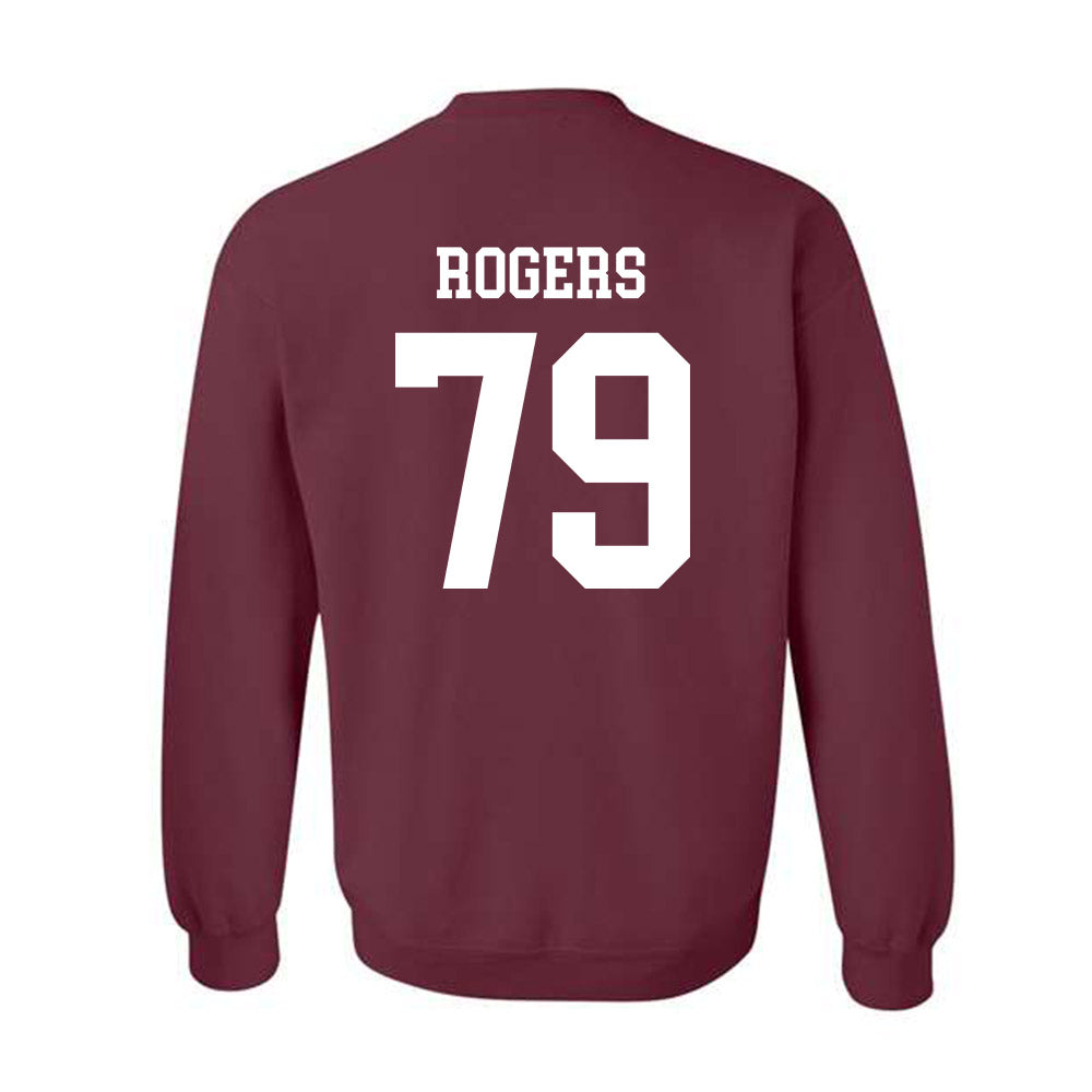 Texas A&M - NCAA Football : Lamont Rogers - Classic Shersey Crewneck Sweatshirt-1