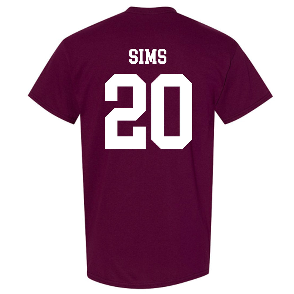 Texas A&M - NCAA Baseball : Aiden Sims - Classic Shersey T-Shirt-1