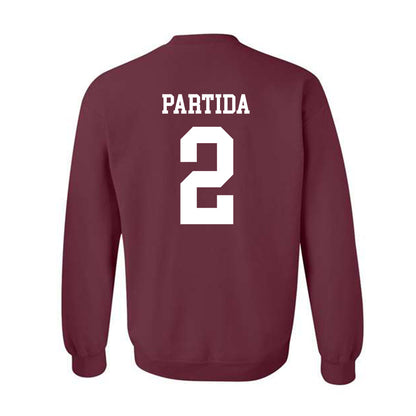 Texas A&M - NCAA Baseball : Nico Partida - Classic Shersey Crewneck Sweatshirt-1