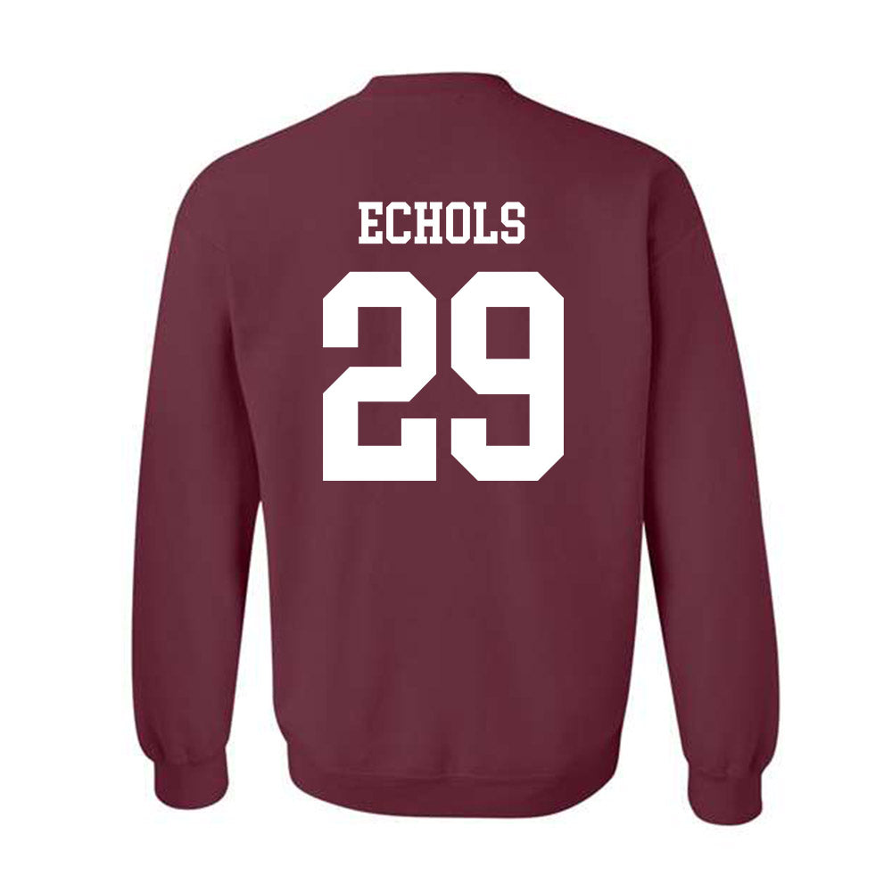 Texas A&M - NCAA Football : Justin Echols - Classic Shersey Crewneck Sweatshirt-1