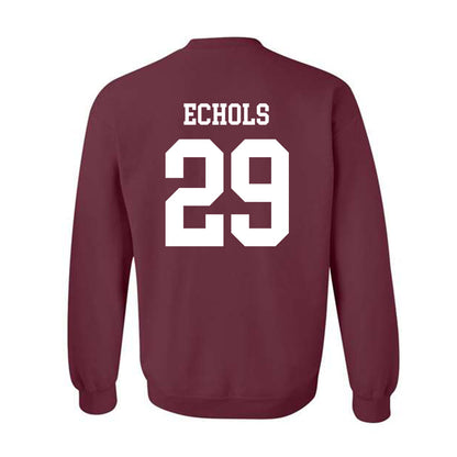Texas A&M - NCAA Football : Justin Echols - Classic Shersey Crewneck Sweatshirt-1
