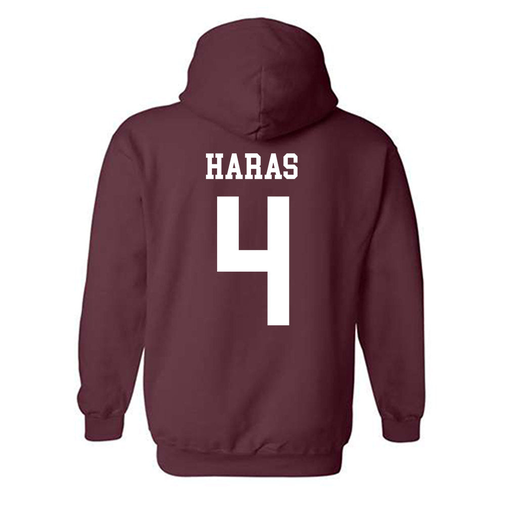 Texas A&M - NCAA Women's Soccer : Juliet Haras - Classic Shersey Hooded Sweatshirt-1