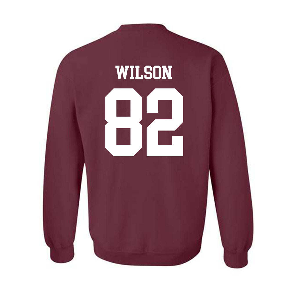 Texas A&M - NCAA Football : Jonah Wilson - Classic Shersey Crewneck Sweatshirt-1