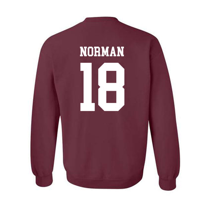 Texas A&M - NCAA Football : TK Norman - Classic Shersey Crewneck Sweatshirt-1