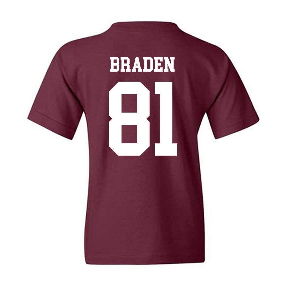 Texas A&M - NCAA Football : Luke Braden - Classic Shersey Youth T-Shirt-1