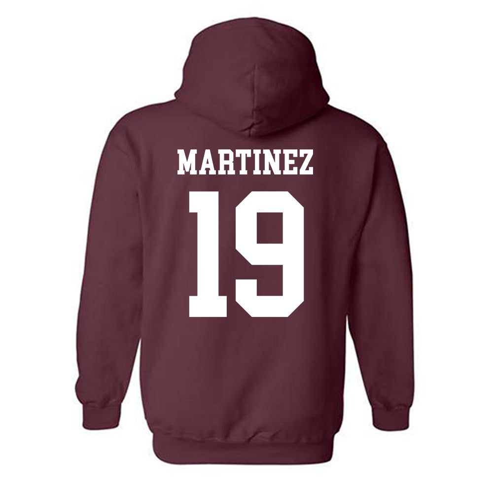 Texas A&M - NCAA Men's Basketball : Eemil Martinez - Classic Shersey Hooded Sweatshirt-1