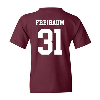 Texas A&M - NCAA Football : Shea Freibaum - Classic Shersey Youth T-Shirt-1