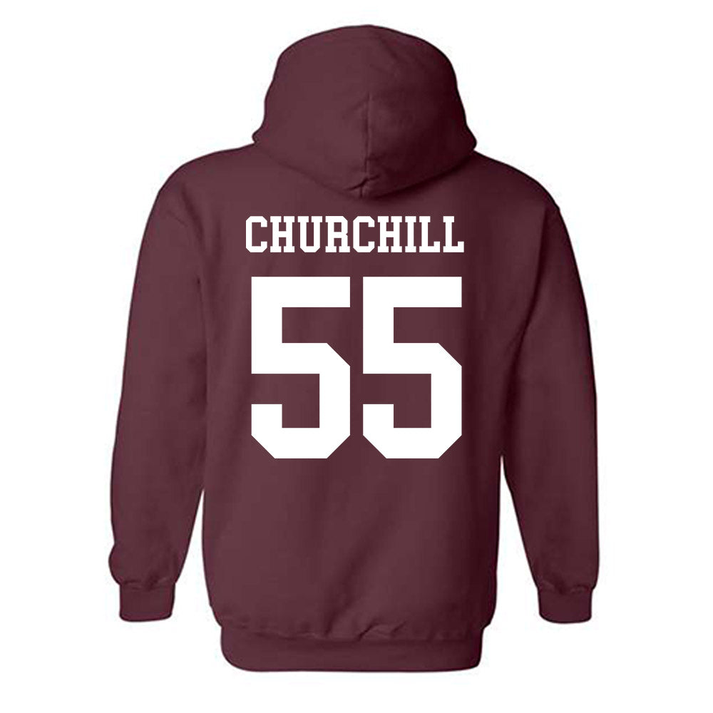 Texas A&M - NCAA Women's Soccer : Ireland Churchill - Classic Shersey Hooded Sweatshirt-1