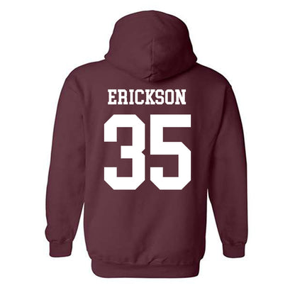 Texas A&M - NCAA Baseball : Sam Erickson - Classic Shersey Hooded Sweatshirt-1