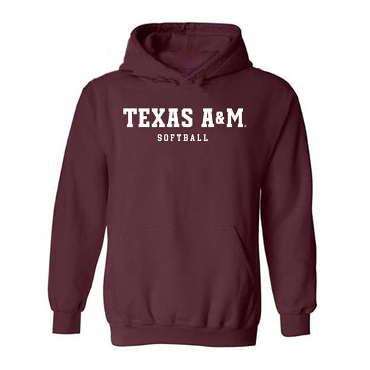 Texas A&M - NCAA Softball : Ariel Kowalewski - Classic Shersey Hooded Sweatshirt-0