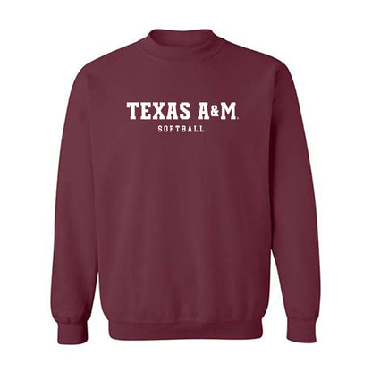 Texas A&M - NCAA Softball : Aubrey Moore - Classic Shersey Crewneck Sweatshirt-0