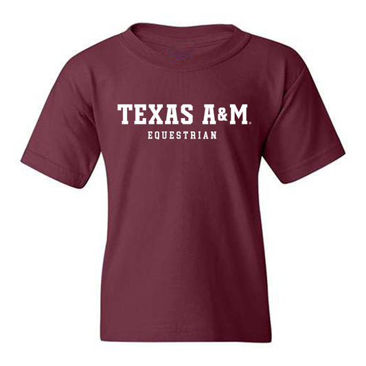 Texas A&M - NCAA Equestrian : Grace Shipman - Classic Shersey Youth T-Shirt-0