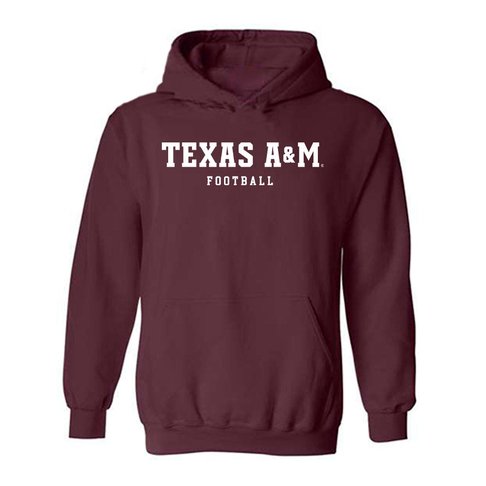 Texas A&M - NCAA Football : Justin Echols - Classic Shersey Hooded Sweatshirt-0