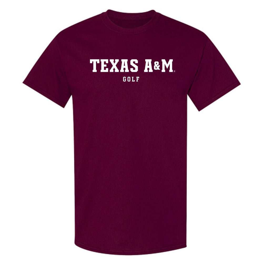 Texas A&M - NCAA Men's Golf : Landon Ashcraft - Classic Shersey T-Shirt-0