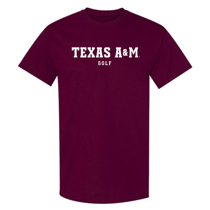 Texas A&M - NCAA Men's Golf : Landon Ashcraft - Classic Shersey T-Shirt-0