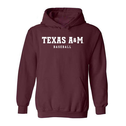 Texas A&M - NCAA Baseball : Matthew Kelley - Classic Shersey Hooded Sweatshirt-0