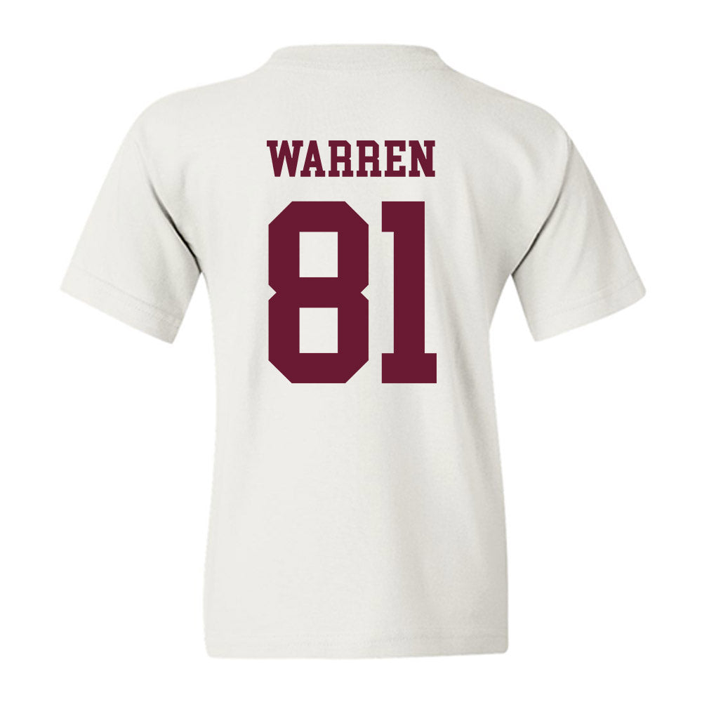 Texas A&M - NCAA Football : Jayden Warren - Classic Shersey Youth T-Shirt-1
