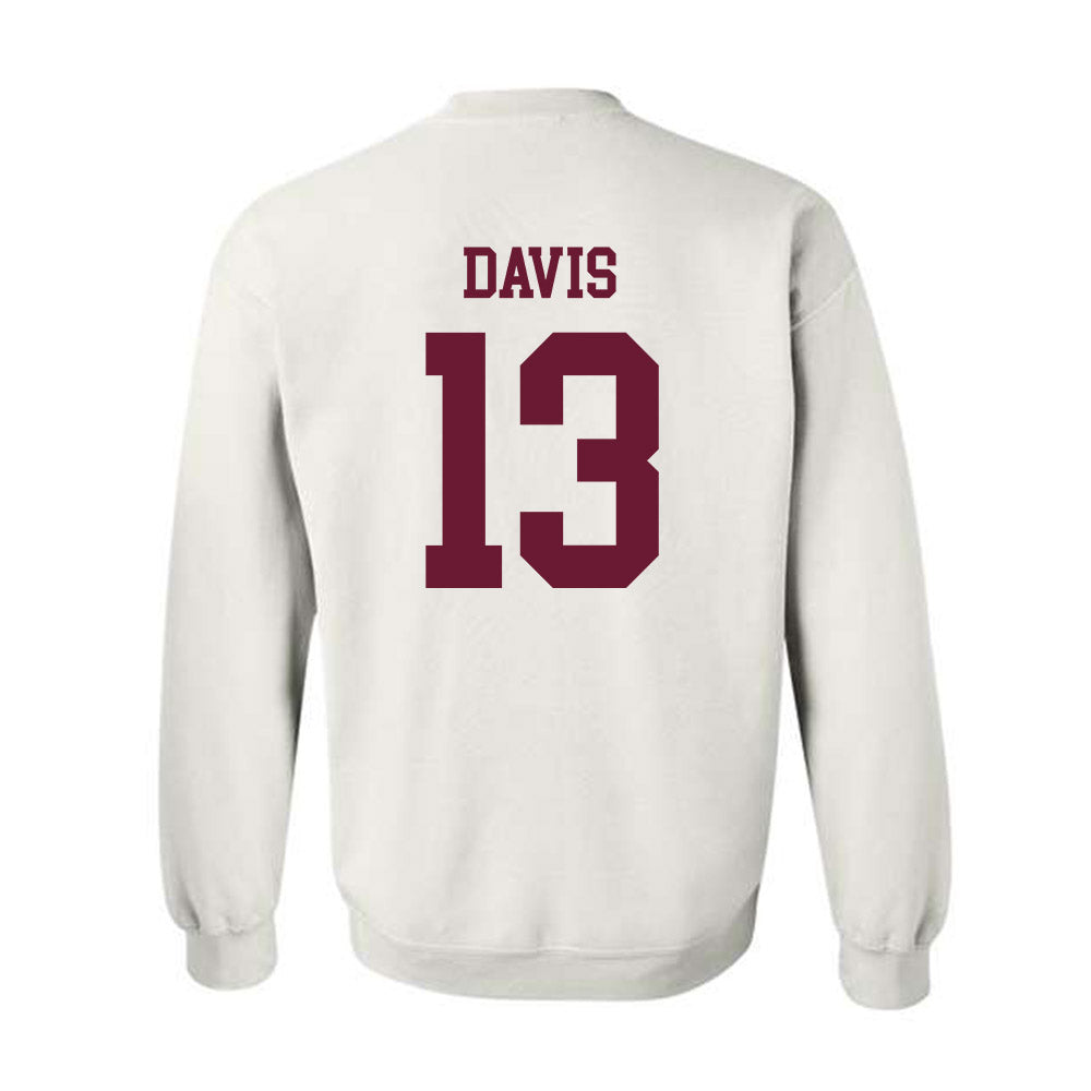 Texas A&M - NCAA Football : Myles Davis - Classic Shersey Crewneck Sweatshirt-1
