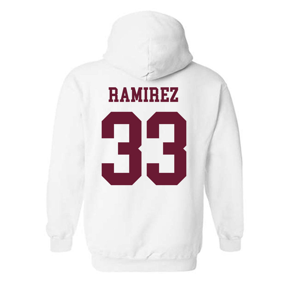 Texas A&M - NCAA Baseball : David Ramirez - Classic Shersey Hooded Sweatshirt-1