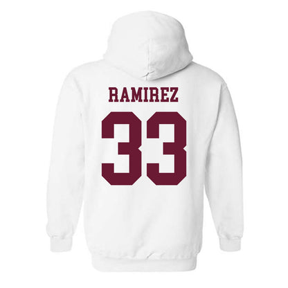 Texas A&M - NCAA Baseball : David Ramirez - Classic Shersey Hooded Sweatshirt-1