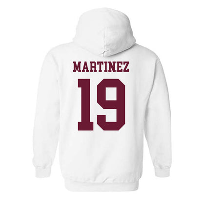 Texas A&M - NCAA Men's Basketball : Eemil Martinez - Classic Shersey Hooded Sweatshirt-1