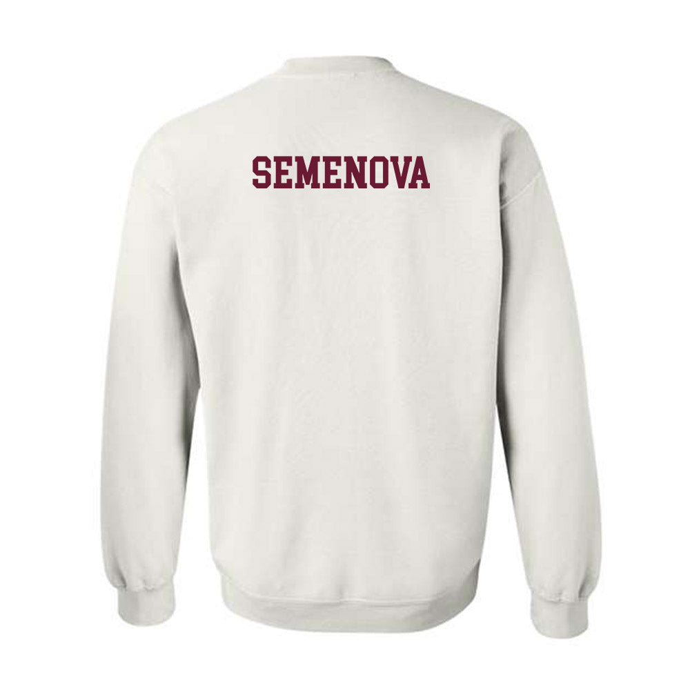 Texas A&M - Dance Team : Alisa Semenova - Classic Shersey Crewneck Sweatshirt-1