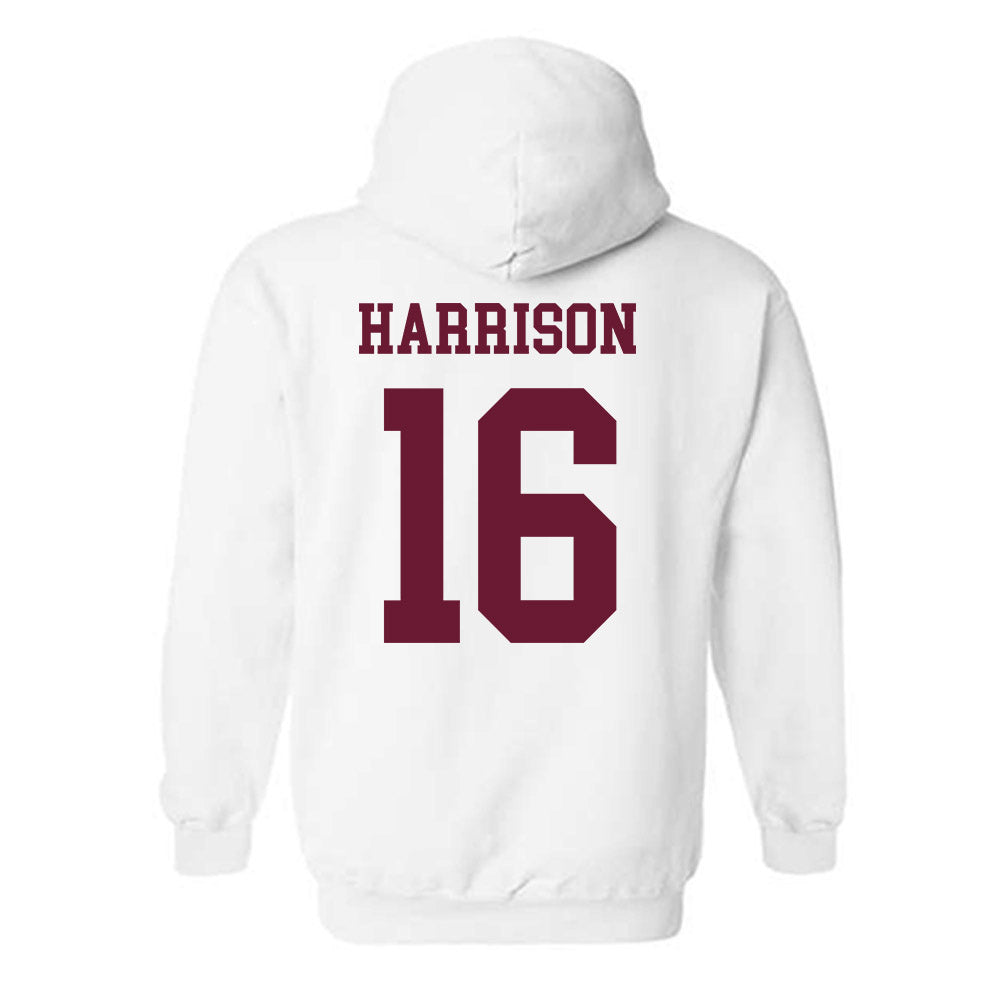 Texas A&M - NCAA Baseball : Connor Harrison - Classic Shersey Hooded Sweatshirt-1