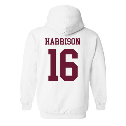 Texas A&M - NCAA Baseball : Connor Harrison - Classic Shersey Hooded Sweatshirt-1