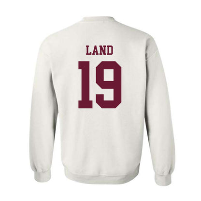 Texas A&M - NCAA Football : Paxton Land - Classic Shersey Crewneck Sweatshirt-1