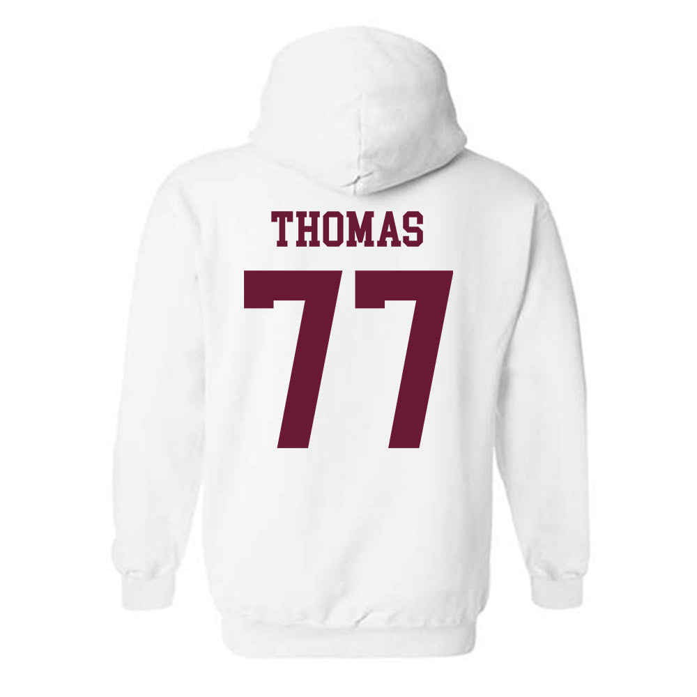 Texas A&M - NCAA Football : Tyler Thomas - Classic Shersey Hooded Sweatshirt-1