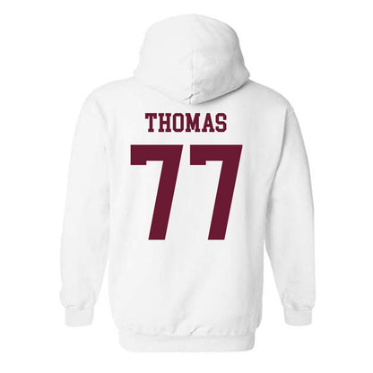 Texas A&M - NCAA Football : Tyler Thomas - Classic Shersey Hooded Sweatshirt-1