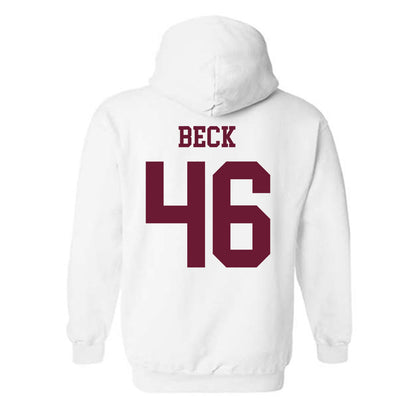 Texas A&M - NCAA Football : Qui Beck - Classic Shersey Hooded Sweatshirt-1