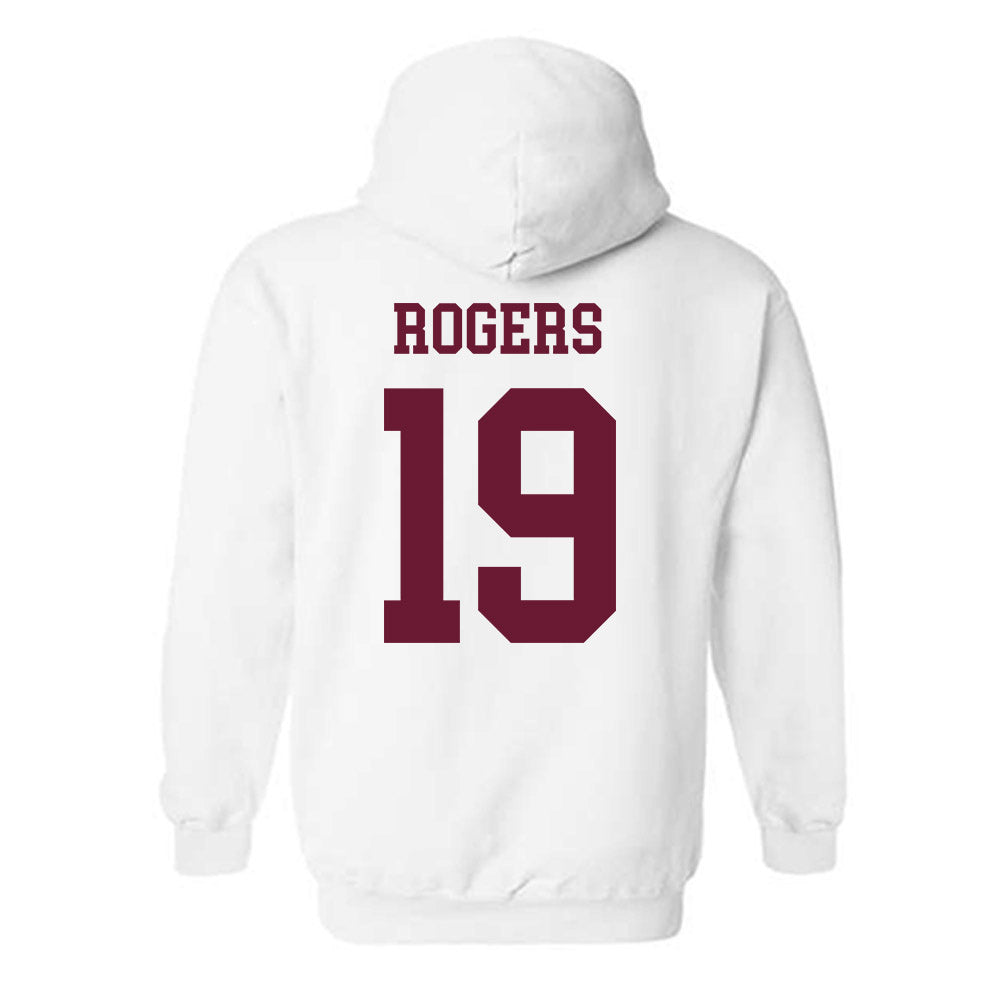 Texas A&M - NCAA Football : Bravion Rogers - Classic Shersey Hooded Sweatshirt-1