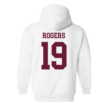 Texas A&M - NCAA Football : Bravion Rogers - Classic Shersey Hooded Sweatshirt-1