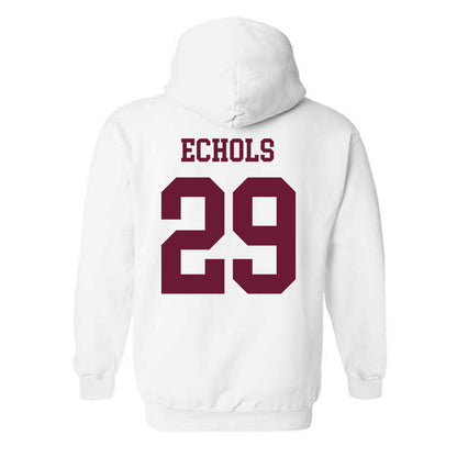 Texas A&M - NCAA Football : Justin Echols - Classic Shersey Hooded Sweatshirt-1
