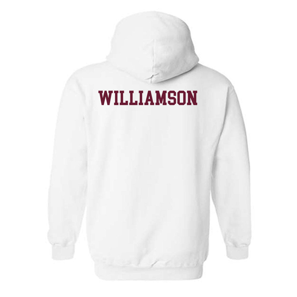 Texas A&M - NCAA Women's Swimming & Diving : Eloise Williamson - Classic Shersey Hooded Sweatshirt-1