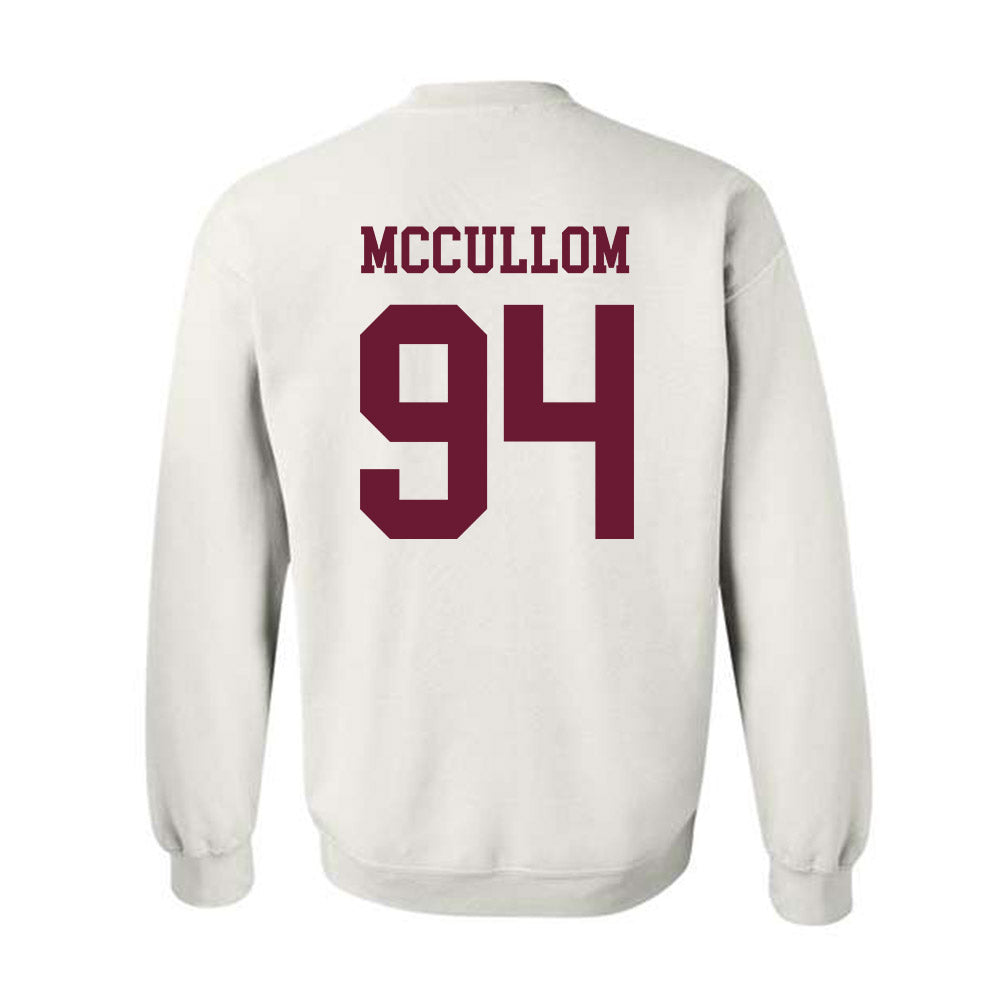 Texas A&M - NCAA Football : Angelo McCullom - Classic Shersey Crewneck Sweatshirt-1