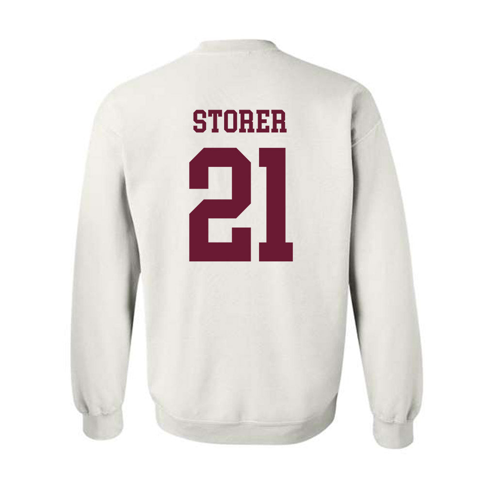 Texas A&M - NCAA Women's Soccer : Holly Storer - Classic Shersey Crewneck Sweatshirt-1
