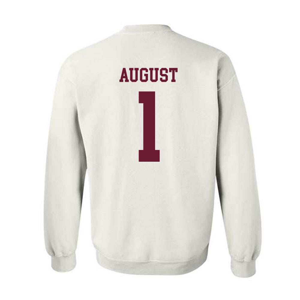 Texas A&M - NCAA Women's Soccer : Makenna August - Classic Shersey Crewneck Sweatshirt-1